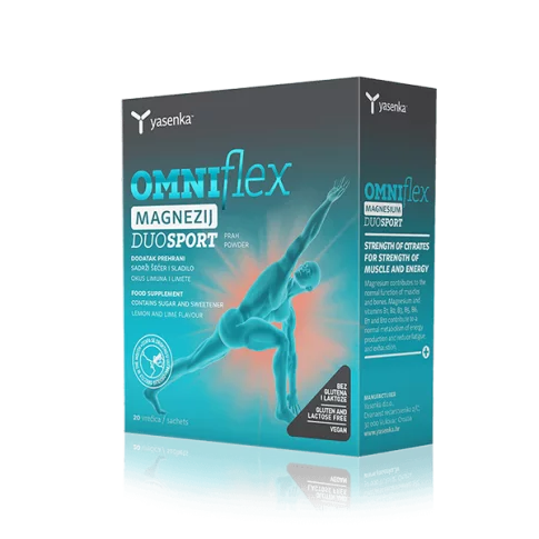 Yasenka Omniflex magnezij DUO SPORT vrećice 20 komada Online