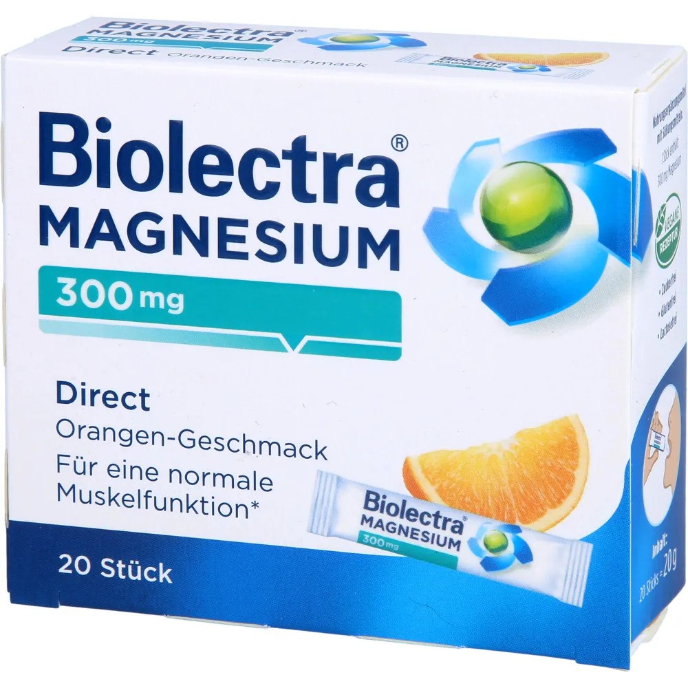 BiolectraBiolectra Magnezij Direct 300 granule okus naranče 20