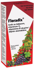 Floradix sirup s željezom.