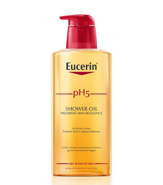 Eucerin uljni gel za tuširanje suhe kože tijela.