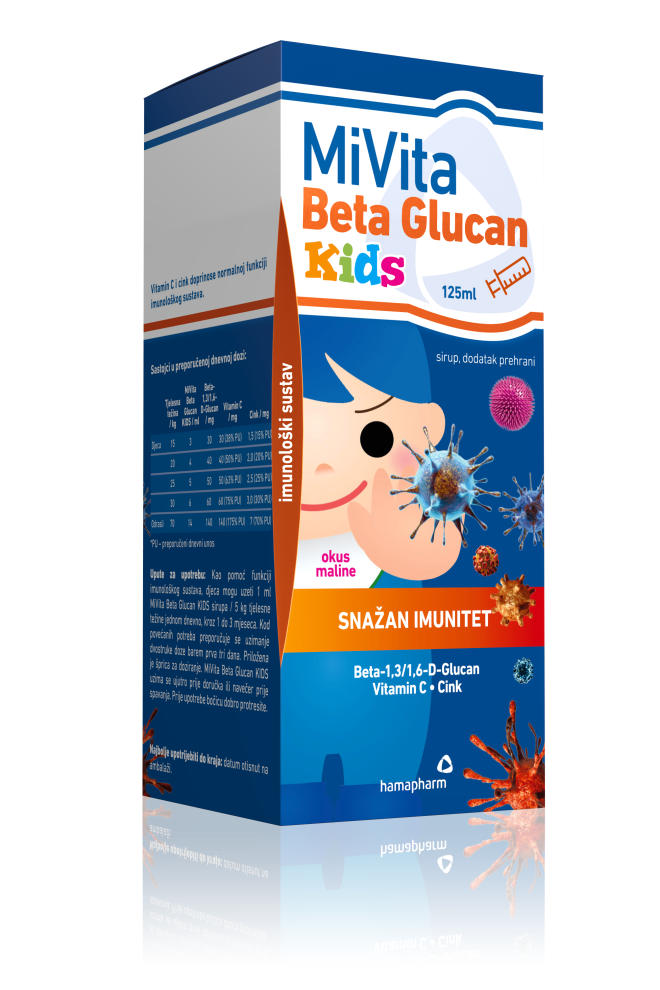 Beta glukan sirup za acanje imuniteta kod djece