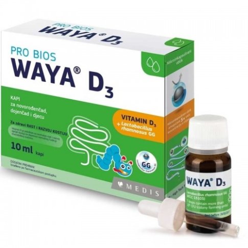 Waya D3 probiotičke kapi s vitaminom D 10ml