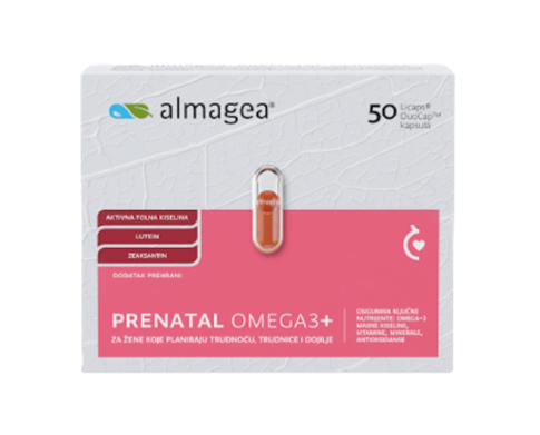 Almagea Prenatal Omega 3+ kapsule za trudnice, 50 kapsula